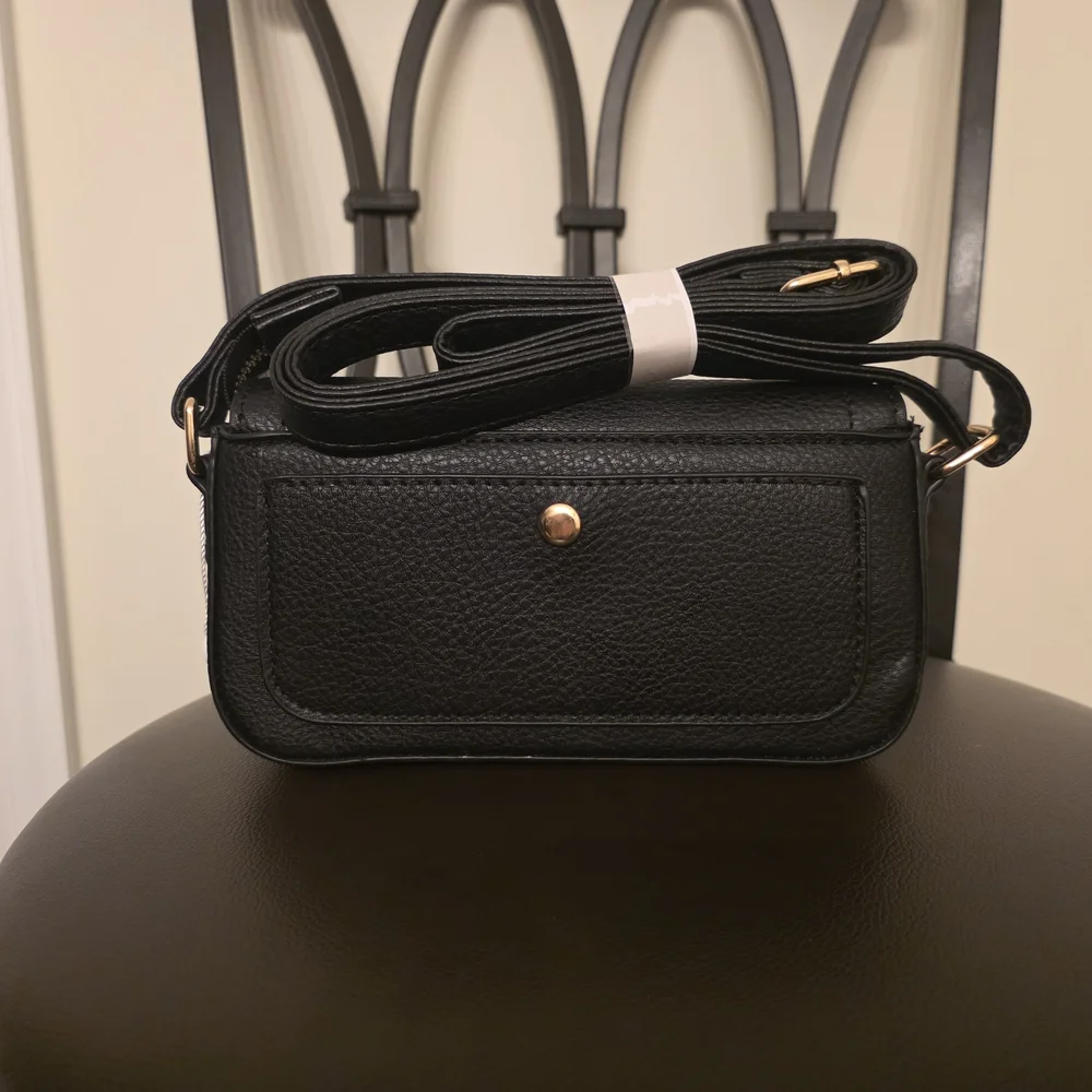NWT Valentino Orlandi Black Crossbody Bag - Picture 5 of 9